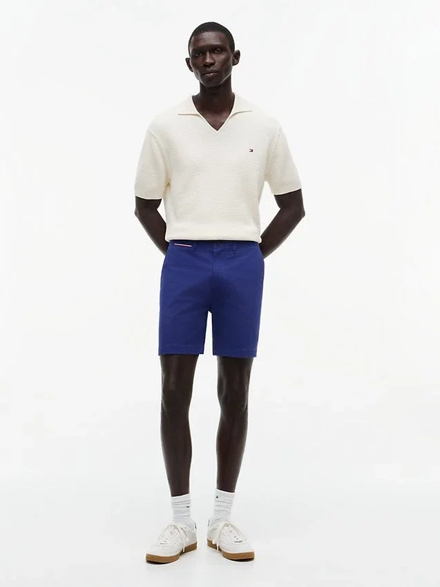 Pantalones cortos Tommy de corte regular con cintura cómoda de 18 cm Pantalones cortos Tommy de corte regular con cintura cómoda de 18 cm