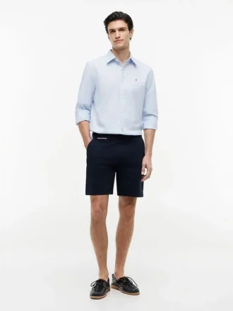 Pantalones cortos Tommy de corte regular con cintura cómoda de 18 cm