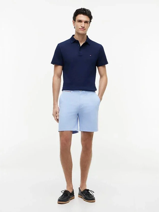 Pantalones cortos Tommy de corte regular con cintura cómoda de 18 cm Pantalones cortos Tommy de corte regular con cintura cómoda de 18 cm