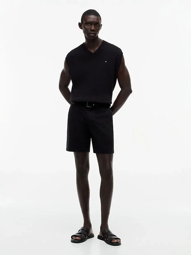 Pantalones cortos Tommy de corte regular con cintura cómoda de 18 cm Pantalones cortos Tommy de corte regular con cintura cómoda de 18 cm