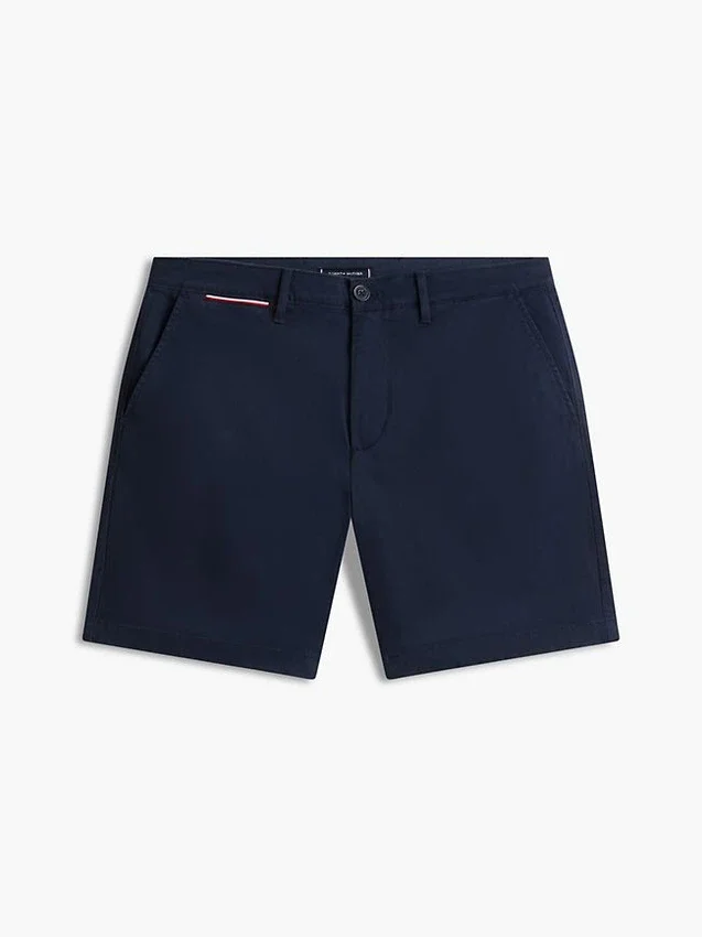 Pantalones cortos Tommy de corte regular con cintura cómoda de 18 cm Pantalones cortos Tommy de corte regular con cintura cómoda de 18 cm