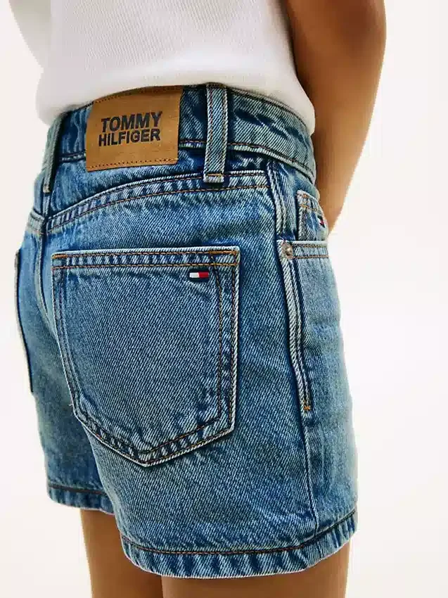 Pantalones cortos vaqueros ajustados para niña Pantalones cortos vaqueros ajustados para niña