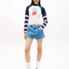 Pantalones cortos vaqueros con dobladillo sin rematar de Tommy Jeans