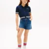 Pantalones cortos vaqueros sin cremallera para niño