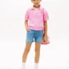 Pantalones cortos vaqueros sin cremallera para niño