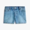 Pantalones cortos vaqueros sin cremallera para niño