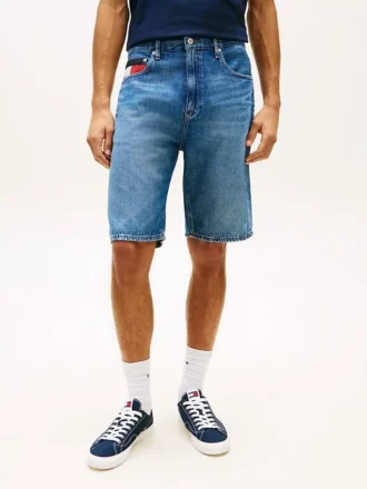 Pantalones cortos vaqueros Tommy Jeans con bolsillo con el logotipo
