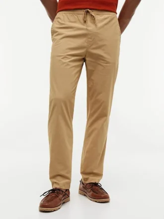 Pantalones de algodón elástico