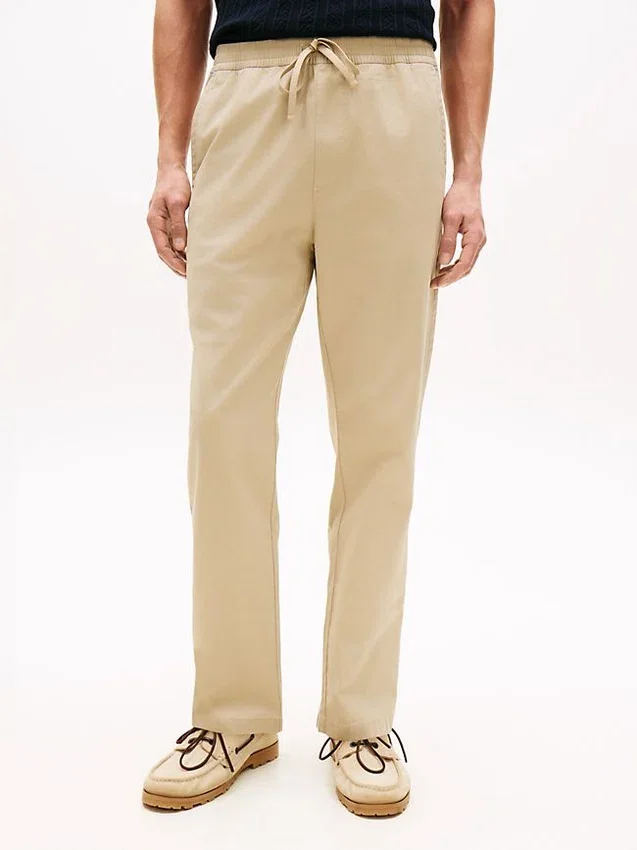 Pantalones de algodón elástico Pantalones de algodón elástico