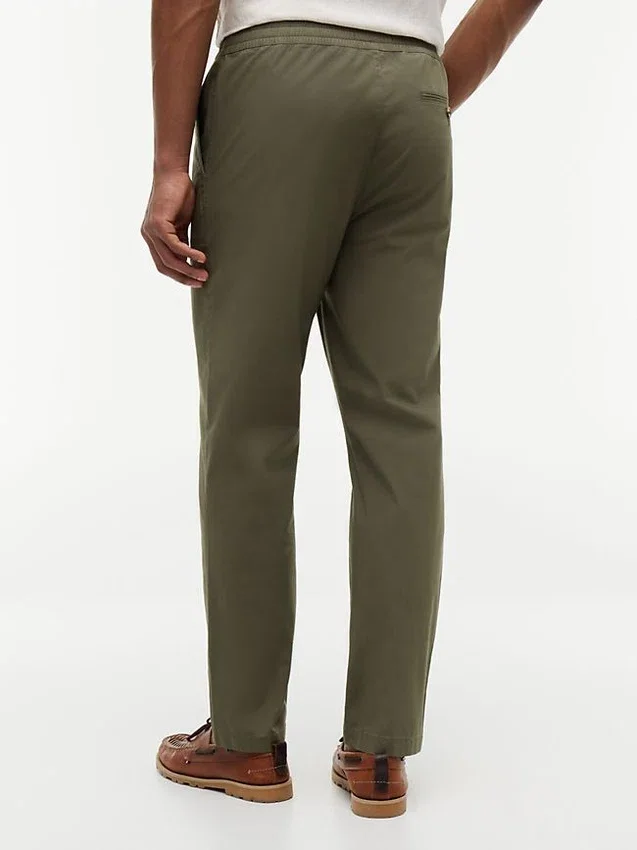 Pantalones de algodón elástico Pantalones de algodón elástico