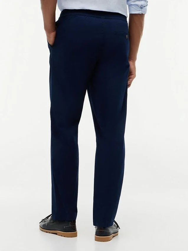 Pantalones de algodón elástico Pantalones de algodón elástico