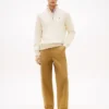 Pantalones de carpintero de corte regular teñidos en prenda