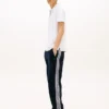 Pantalones de chándal de terciopelo con escudo monograma Pantalones de chándal de terciopelo con escudo monograma