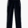 Pantalones de chándal de terciopelo con escudo monograma Pantalones de chándal de terciopelo con escudo monograma
