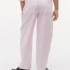Pantalones de cintura ancha con cinturón para niña Pantalones de cintura ancha con cinturón para niña