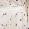 Pantalones de dormir de jersey con estampado floral