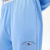 Pantalones de dormir de piqué con logotipo de Hilfiger Pantalones de dormir de piqué con logotipo de Hilfiger