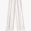 Pantalones de dormir de popelín a rayas Pantalones de dormir de popelín a rayas