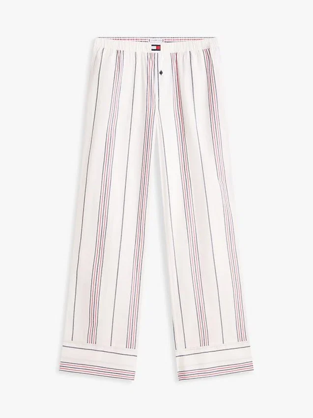 Pantalones de dormir de popelín a rayas Pantalones de dormir de popelín a rayas