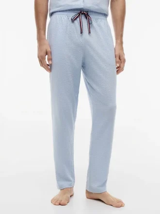 Pantalones de dormir de seersucker