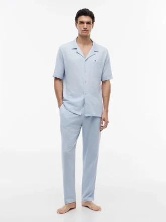 Pantalones de dormir de seersucker