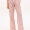 Pantalones de dormir de seersucker a rayas