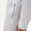 Pantalones de dormir de seersucker a rayas