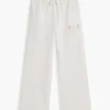Pantalones de pierna ancha con logotipo Tommy para niña