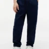 Pantalones de popelín elástico con tacto de papel para niño Pantalones de popelín elástico con tacto de papel para niño
