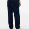Pantalones de popelín elástico con tacto de papel para niño Pantalones de popelín elástico con tacto de papel para niño