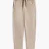 Pantalones de popelín elástico con tacto de papel para niño Pantalones de popelín elástico con tacto de papel para niño