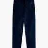 Pantalones de popelín elástico con tacto de papel para niño Pantalones de popelín elástico con tacto de papel para niño