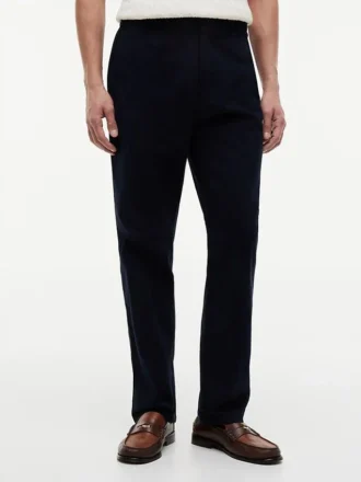 Pantalones Dobby con cintura elástica Pantalones Dobby con cintura elástica