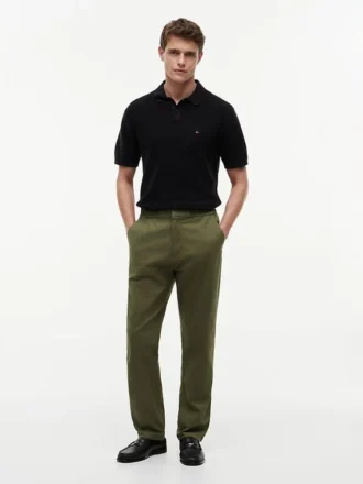 Pantalones Dobby con cintura elástica