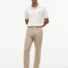 Pantalones Dobby con cintura elástica Pantalones Dobby con cintura elástica