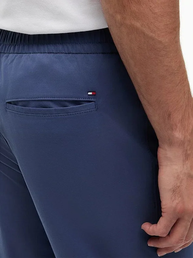 Pantalones Dobby con cintura elástica Pantalones Dobby con cintura elástica