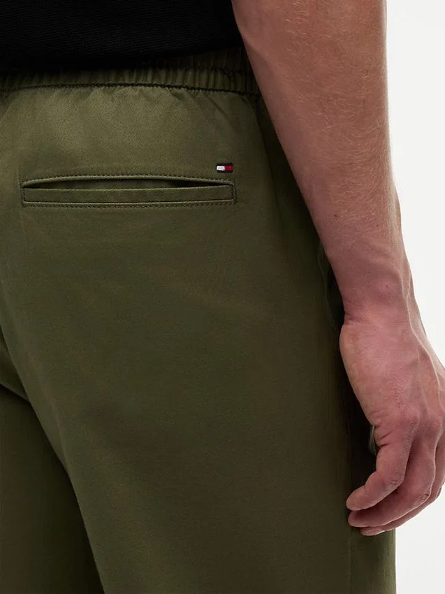 Pantalones Dobby con cintura elástica Pantalones Dobby con cintura elástica