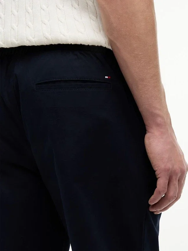 Pantalones Dobby con cintura elástica Pantalones Dobby con cintura elástica