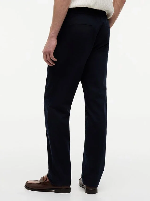 Pantalones Dobby con cintura elástica Pantalones Dobby con cintura elástica