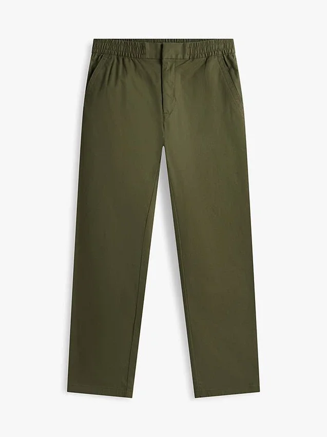 Pantalones Dobby con cintura elástica Pantalones Dobby con cintura elástica