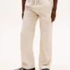 Pantalones elásticos de algodón slub para niño