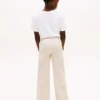 Pantalones elásticos de algodón slub para niño