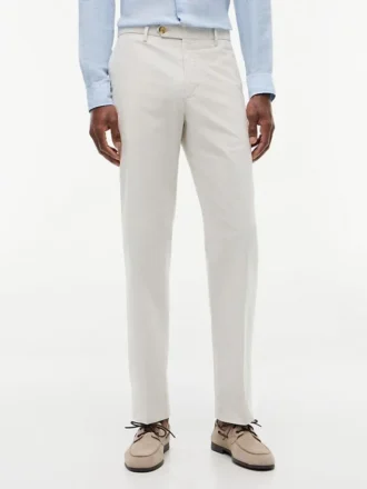 Pantalones entallados Dobby de New York Label