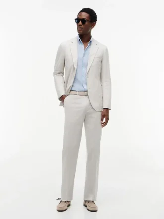 Pantalones entallados Dobby de New York Label