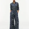 Pantalones holgados de lino sin cremallera