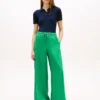 Pantalones holgados de lino sin cremallera