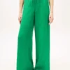 Pantalones holgados de lino sin cremallera