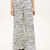 Pantalones holgados de lino sin cremallera