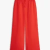 Pantalones holgados de lino sin cremallera