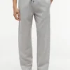 Pantalones holgados de mezcla de algodón y lino Pantalones holgados de mezcla de algodón y lino
